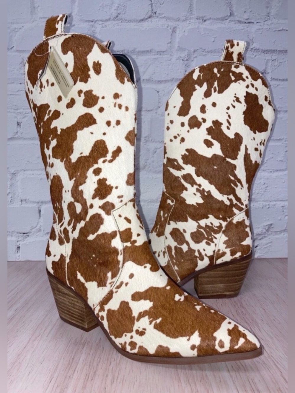 Dingo Live a Little Calf Hair Boots Size 8 New/Other/Display - Picture 5 of 12